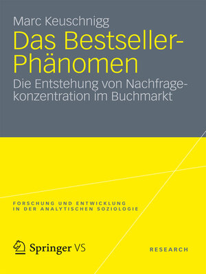 cover image of Das Bestseller-Phänomen
